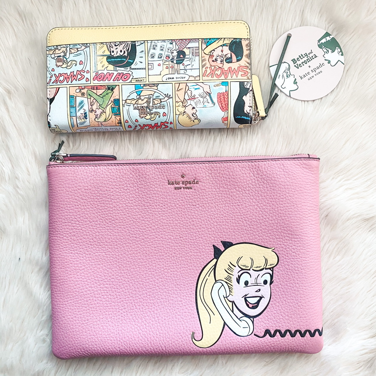 Price reduced ‼️) Limited Edition Archie Comics - Betty and Veronica x Kate  Spade camera bag and wallet, Luxury, Bags & Wallets on Carousell